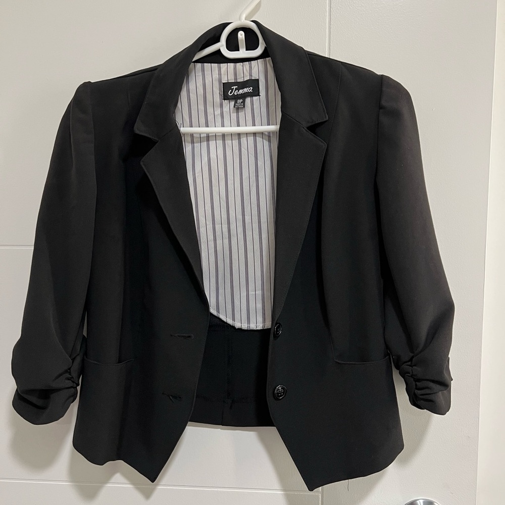 Jemma 8P Black Blazer
